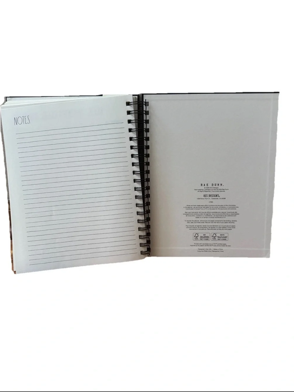 Rae‎ Dunn Floral '2027' Planner | 17-months | Brand NEW